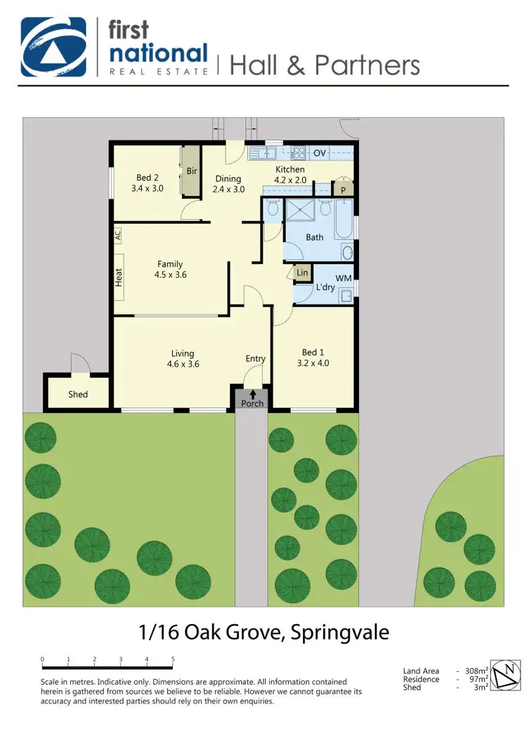 Floorplan of Homely unit listing, 1/16 Oak Grove, Springvale VIC 3171
