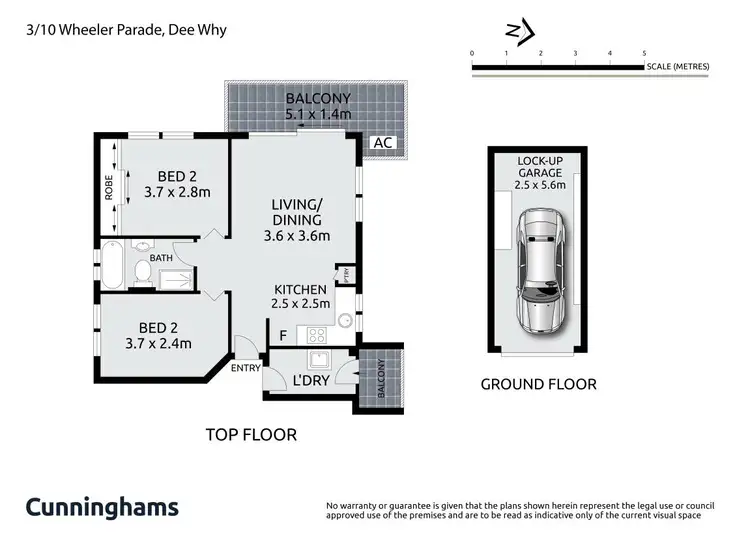 Floorplan of Homely apartment listing, 3/10 Wheeler Parade, Dee Why NSW 2099