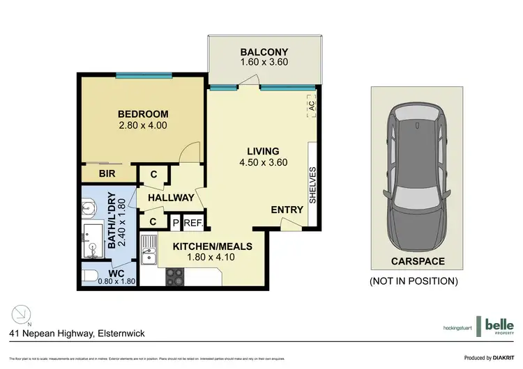 Floorplan of Homely apartment listing, 6/41 Nepean Highway, Elsternwick VIC 3185