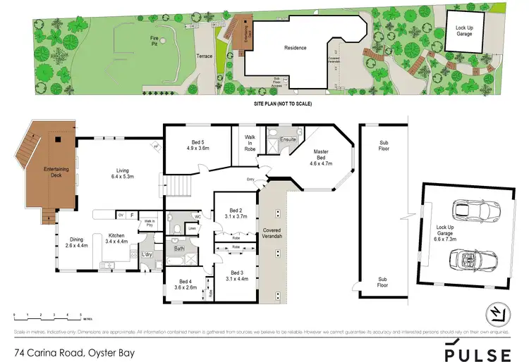 Floorplan of Homely house listing, 74 Carina Road, Oyster Bay NSW 2225