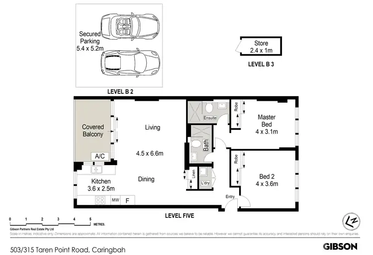 Floorplan of Homely apartment listing, 503/315 Taren Point Road, Caringbah NSW 2229