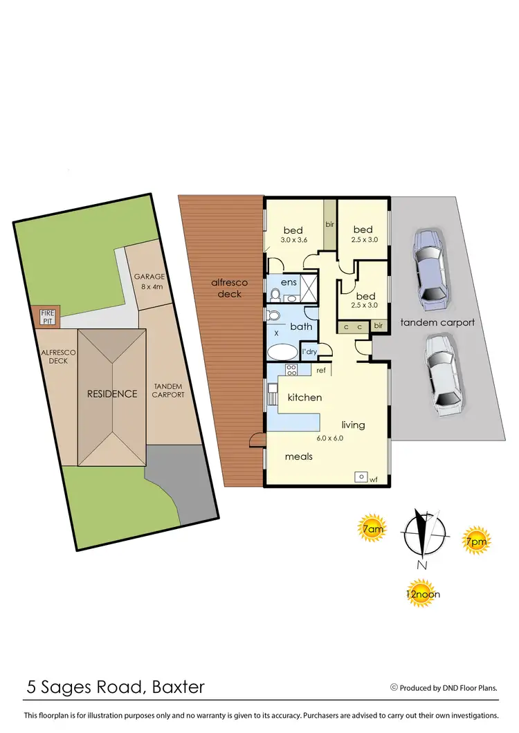 Floorplan of Homely house listing, 5 Sages Road, Baxter VIC 3911