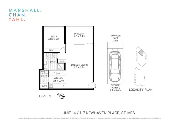 Floorplan of Homely apartment listing, 14/1-7 Newhaven Place, St Ives NSW 2075