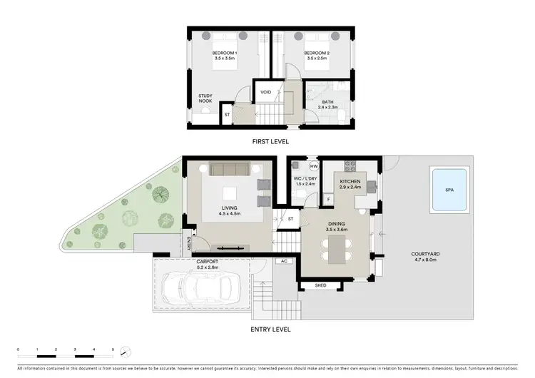 Floorplan of Homely townhouse listing, 12/178 Waterloo Road, Marsfield NSW 2122