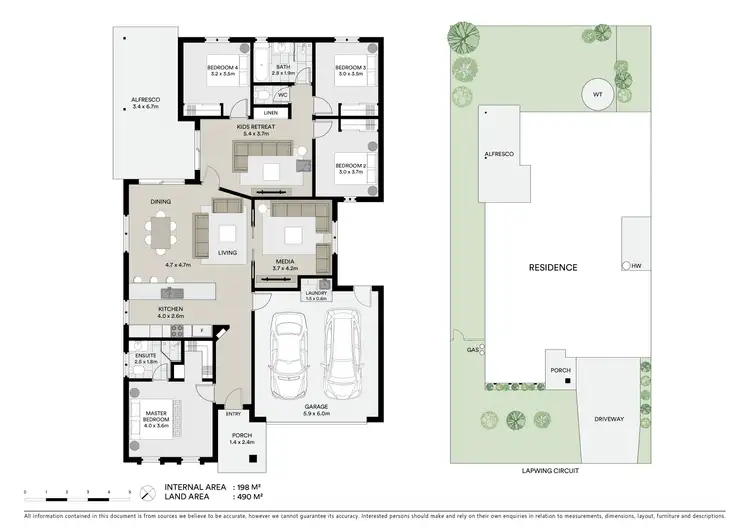 Floorplan of Homely house listing, 13 Lapwing Circuit, Beerwah QLD 4519