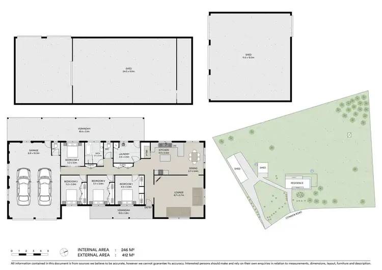 Floorplan of Homely rural property listing, 13 Connor Road, Tregeagle NSW 2480