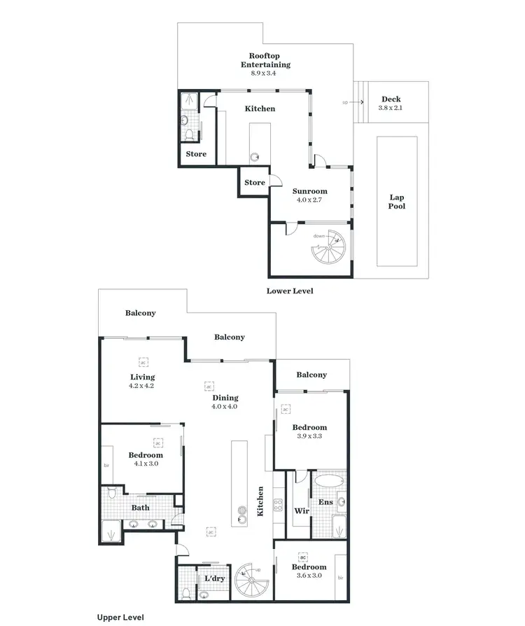 Floorplan of Homely apartment listing, 1213/27 Colley Terrace, Glenelg SA 5045