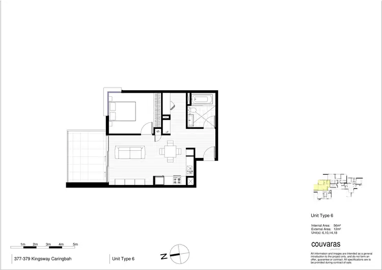 Floorplan of Homely apartment listing, 18/377 Kingsway, Caringbah NSW 2229