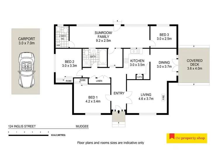 Floorplan of Homely house listing, 124 Inglis Street, Mudgee NSW 2850
