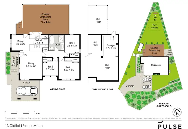 Floorplan of Homely house listing, 13 Oldfield Place, Menai NSW 2234