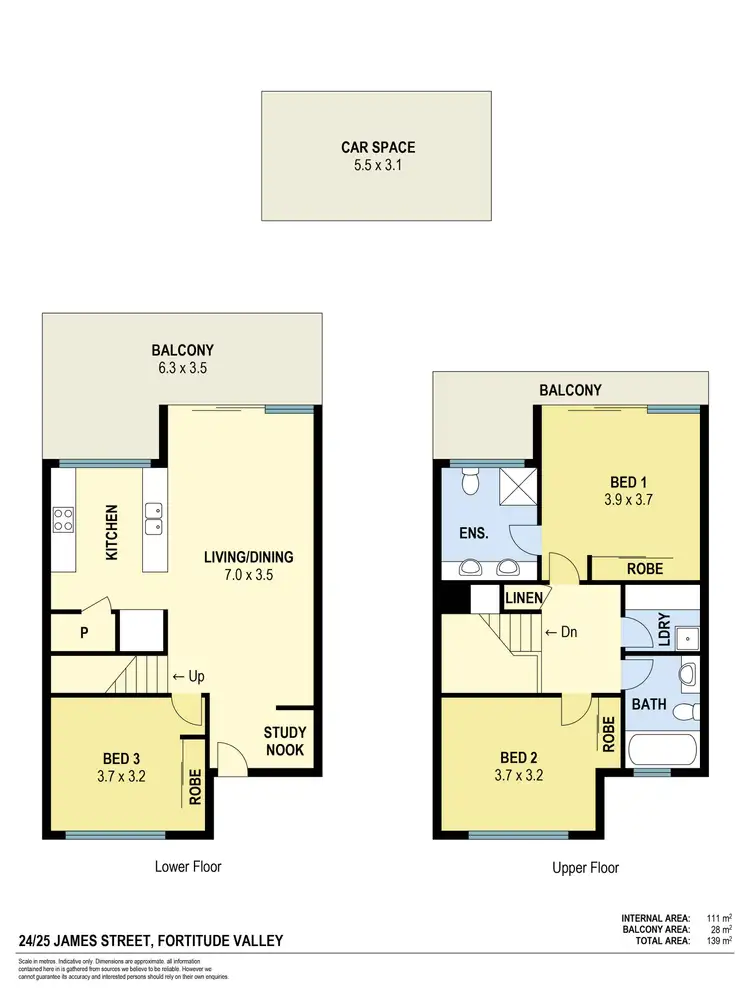 Floorplan of Homely unit listing, 24/25 James Street, Fortitude Valley QLD 4006