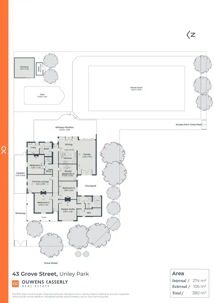 Floorplan of Homely house listing, 43 Grove Street, Unley Park SA 5061