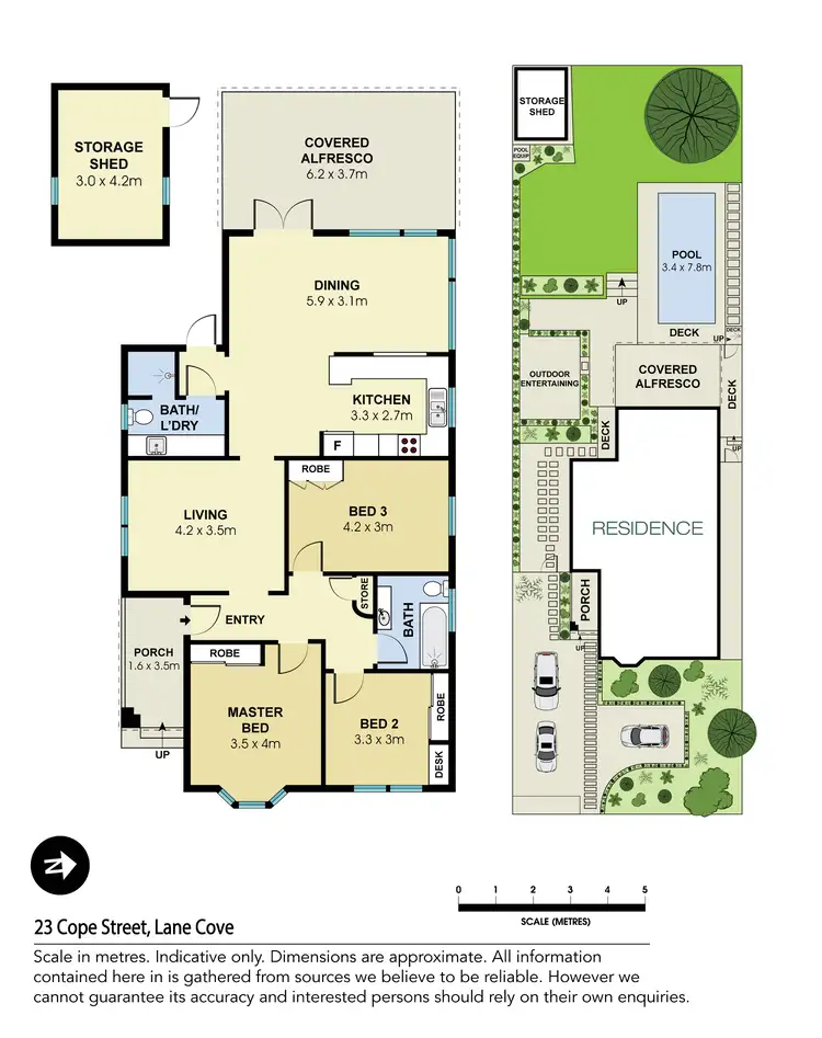 Floorplan of Homely house listing, 23 Cope Street, Lane Cove NSW 2066