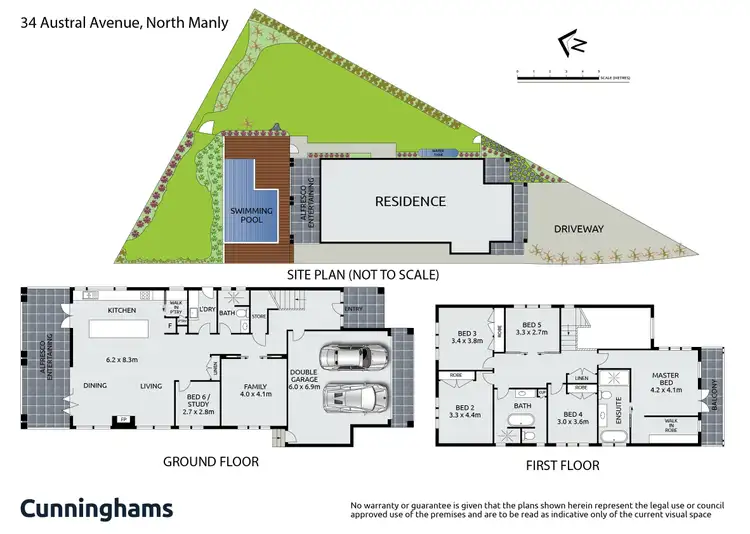 Floorplan of Homely house listing, 34 Austral Avenue, North Manly NSW 2100