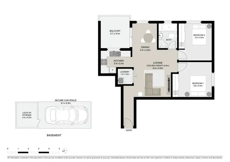 Floorplan of Homely apartment listing, 10/10 Funda Place, Brookvale NSW 2100