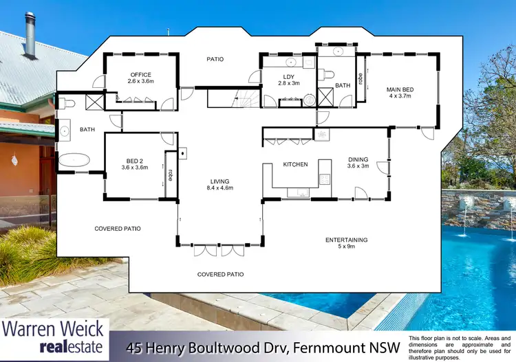 Floorplan of Homely house listing, 45 Henry Boultwood Drive, Bellingen NSW 2454