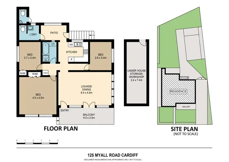 Floorplan of Homely house listing, 125 Myall Road, Cardiff NSW 2285