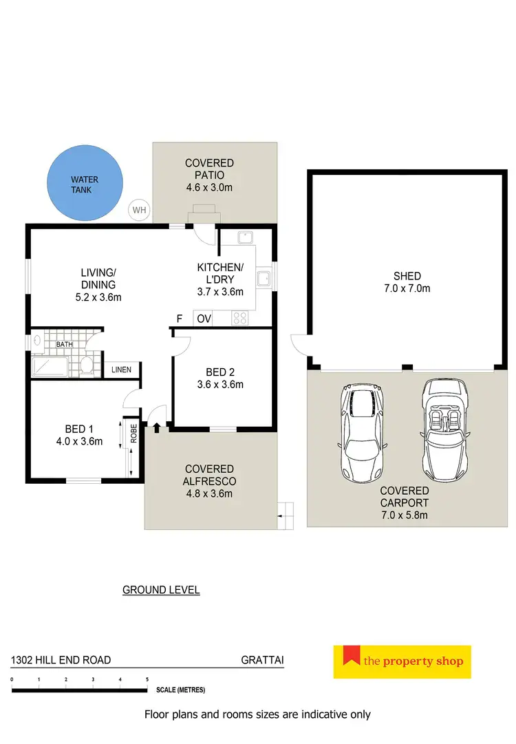 Floorplan of Homely rural property listing, 1302 Hill End Road, Mudgee NSW 2850