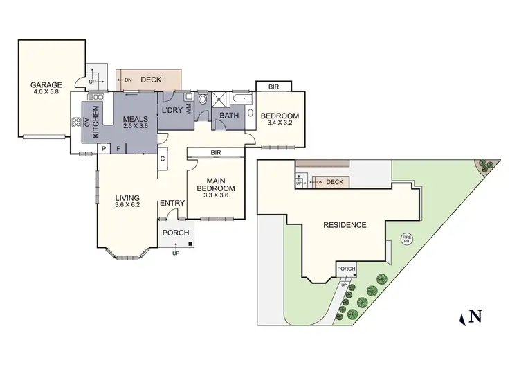 Floorplan of Homely unit listing, 3/18 Dickson Crescent, Ringwood North VIC 3134