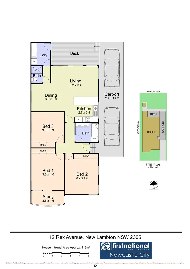 Floorplan of Homely house listing, 12 Rex Avenue, New Lambton NSW 2305