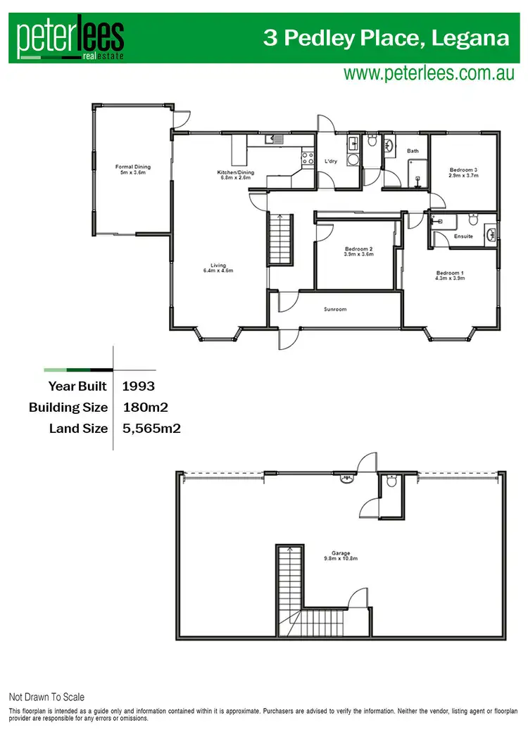 Floorplan of Homely house listing, 3 Pedley Place, Legana TAS 7277