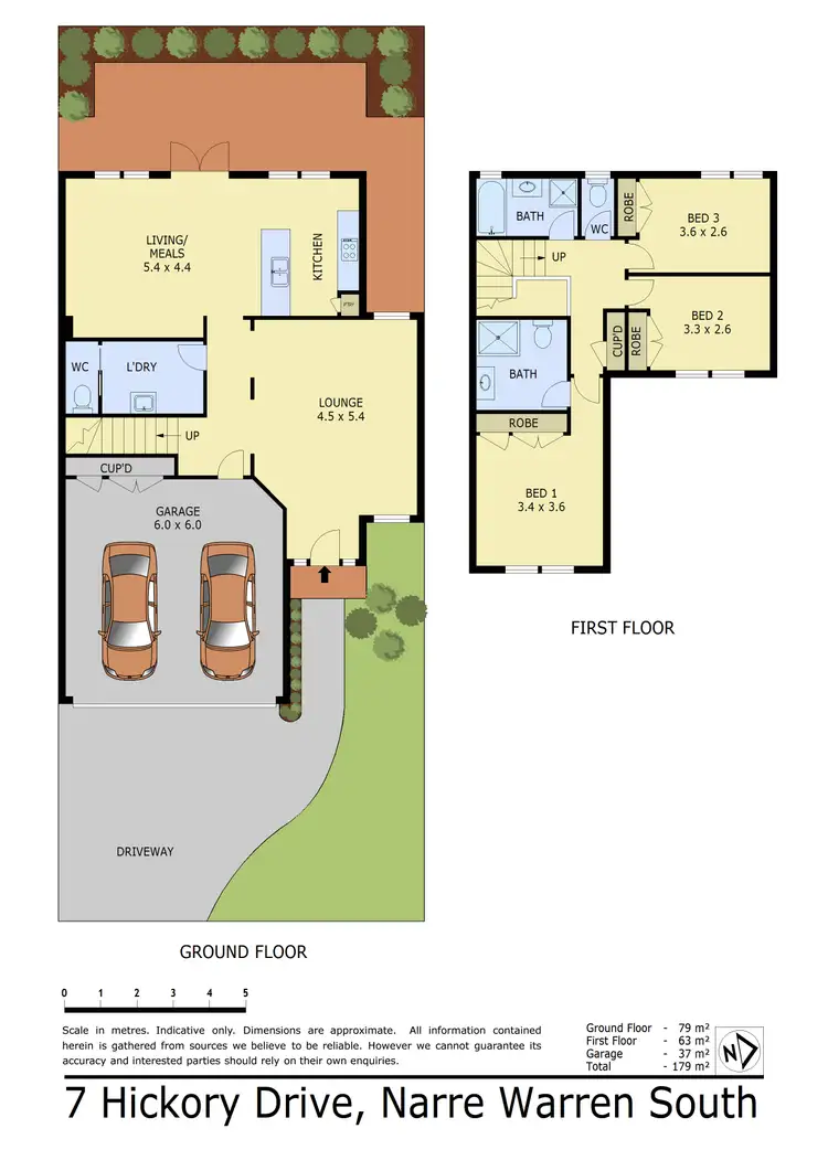 Floorplan of Homely house listing, 7 Hickory Drive, Narre Warren South VIC 3805