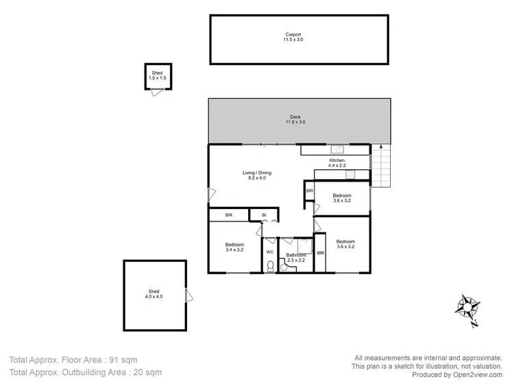 Floorplan of Homely house listing, 9 Ridge Road, Dodges Ferry TAS 7173