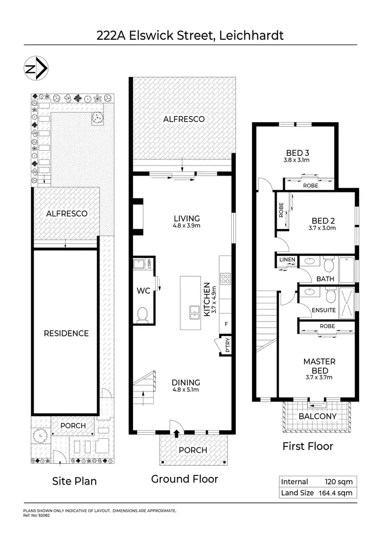 Floorplan of Homely house listing, 222a Elswick Street, Leichhardt NSW 2040