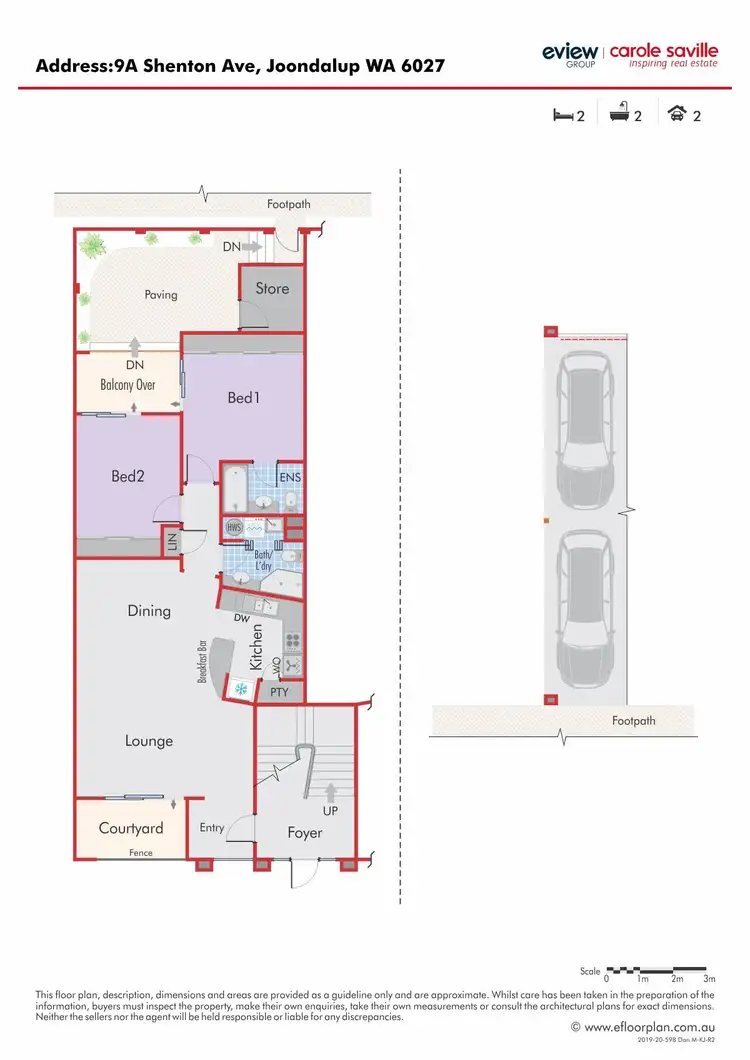 Floorplan of Homely unit listing, 9A Shenton Avenue, Joondalup WA 6027