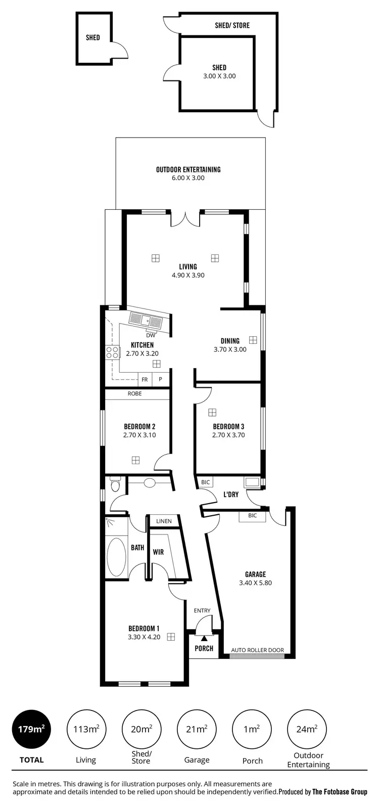 Floorplan of Homely house listing, 23A Elder Terrace, Glengowrie SA 5044