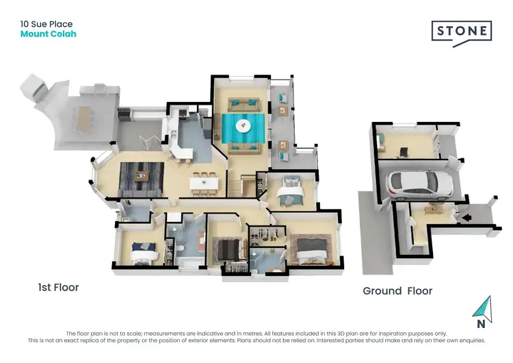 Floorplan of Homely house listing, 10 Sue Place, Mount Colah NSW 2079