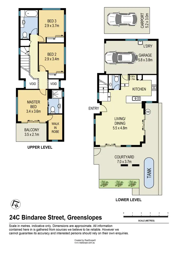 Floorplan of Homely house listing, 24c Bindaree Street, Greenslopes QLD 4120