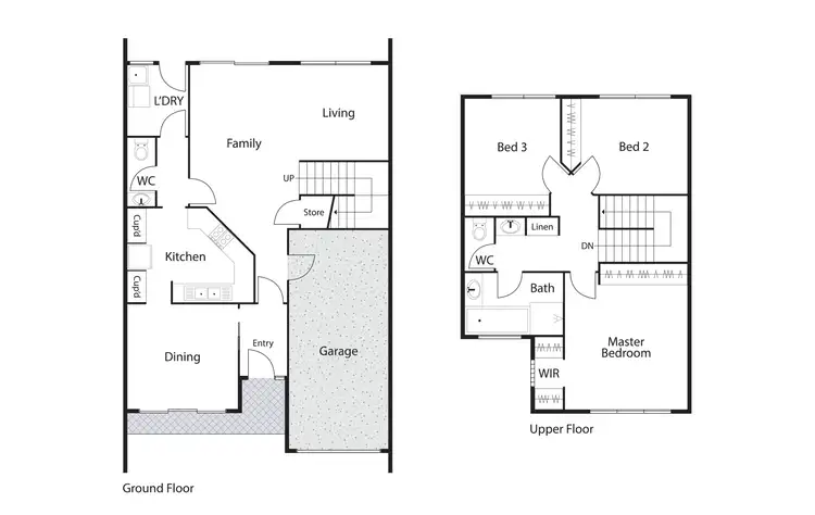 Floorplan of Homely townhouse listing, 5/33 Tenison-Woods Circuit, Bonython ACT 2905