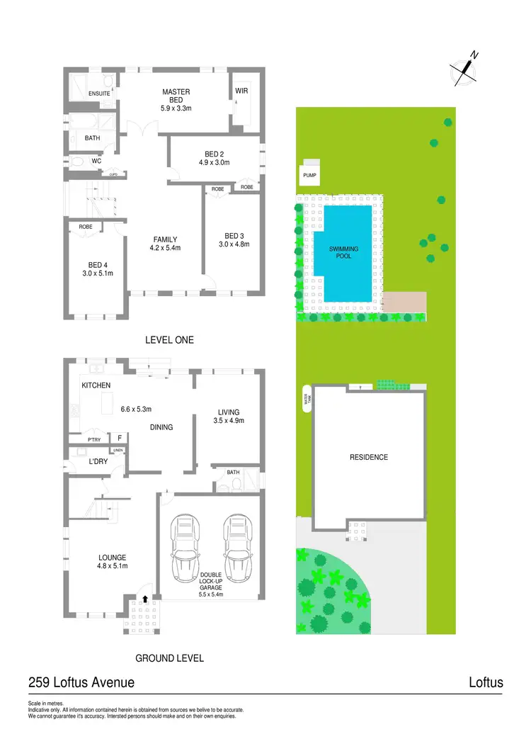 Floorplan of Homely house listing, 259 Loftus Avenue, Loftus NSW 2232