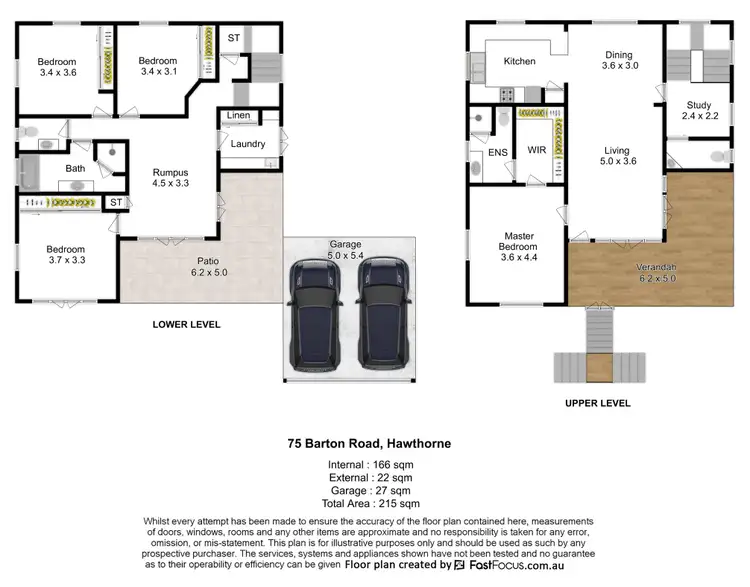 Floorplan of Homely house listing, 75 Barton Road, Hawthorne QLD 4171