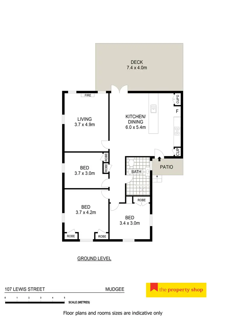 Floorplan of Homely house listing, 107 Lewis Street, Mudgee NSW 2850
