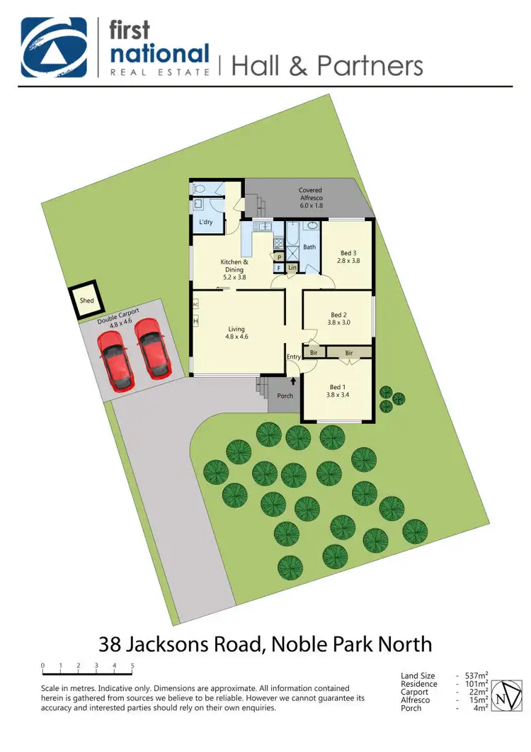 Floorplan of Homely house listing, 38 Jacksons Road, Noble Park North VIC 3174