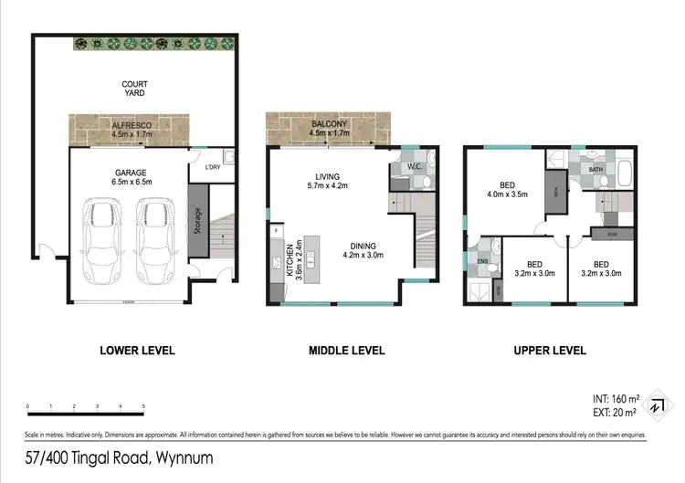Floorplan of Homely townhouse listing, 57/400 Tingal Road, Wynnum QLD 4178