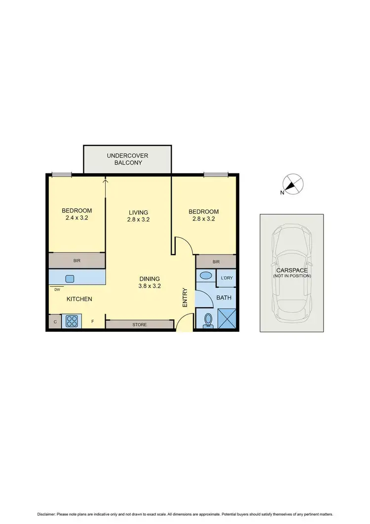 Floorplan of Homely apartment listing, 101/84 Altona Street, Kensington VIC 3031