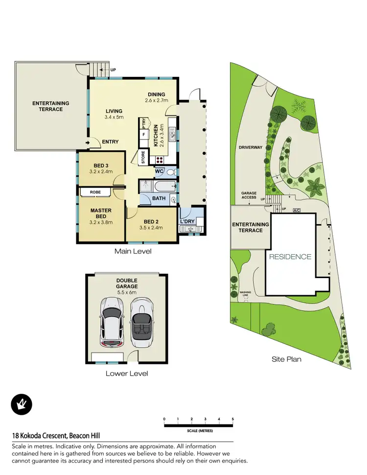 Floorplan of Homely house listing, 18 Kokoda Crescent, Beacon Hill NSW 2100