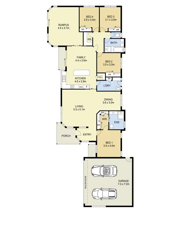 Floorplan of Homely house listing, 25 Panorama Drive, Hillside VIC 3037