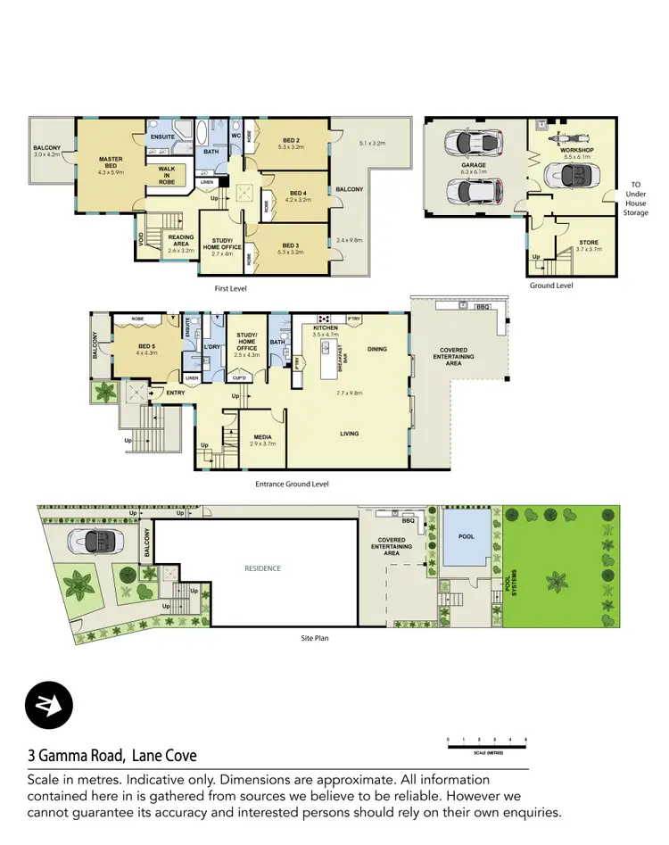 Floorplan of Homely house listing, 3 Gamma Road, Lane Cove NSW 2066