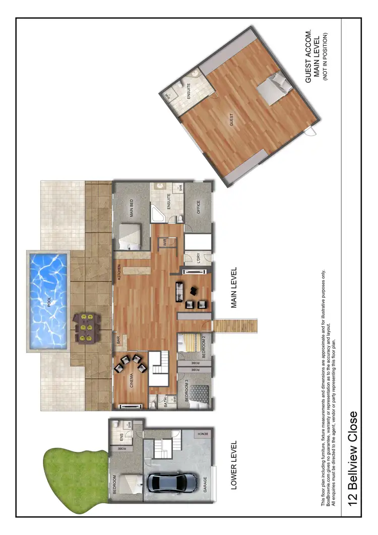 Floorplan of Homely house listing, 12 Bellview Close, Cannon Valley QLD 4800