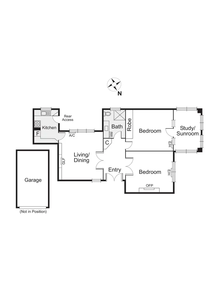 Floorplan of Homely apartment listing, 1/35 Docker Street, Elwood VIC 3184
