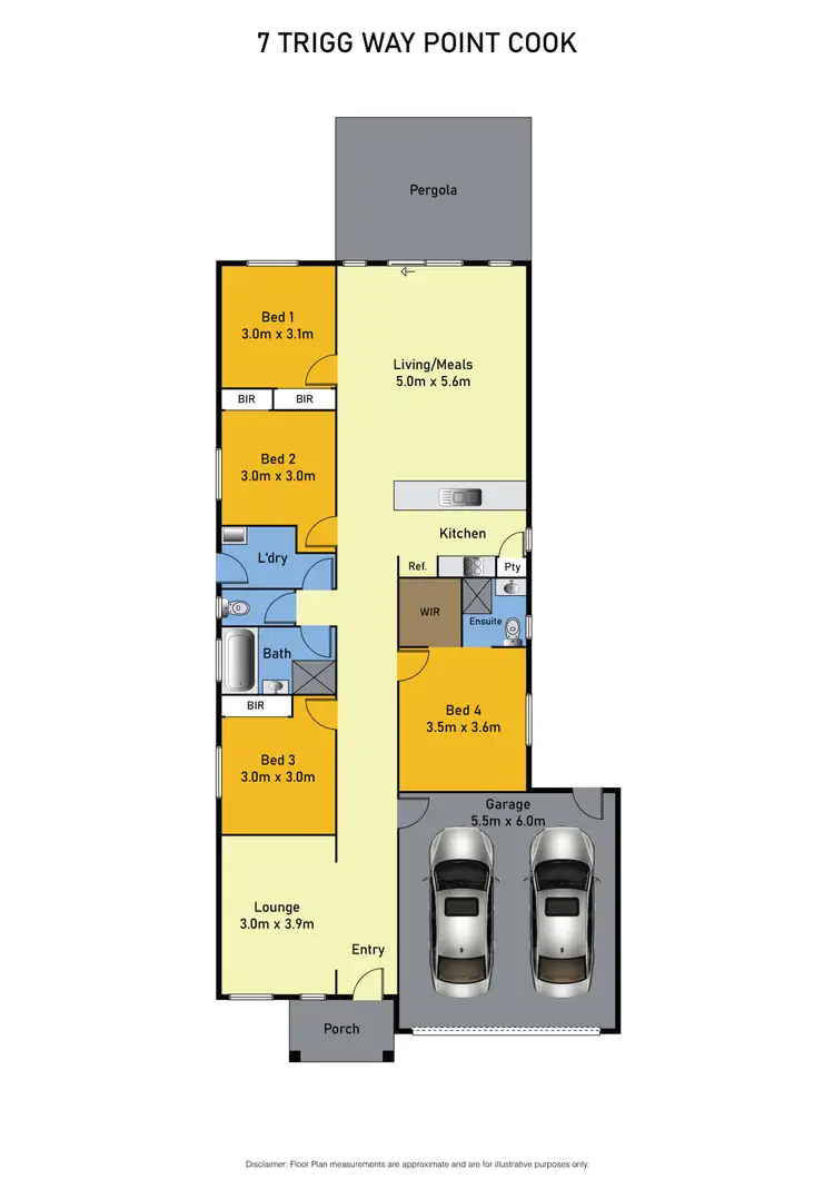 Floorplan of Homely house listing, 7 Trigg Way, Point Cook VIC 3030