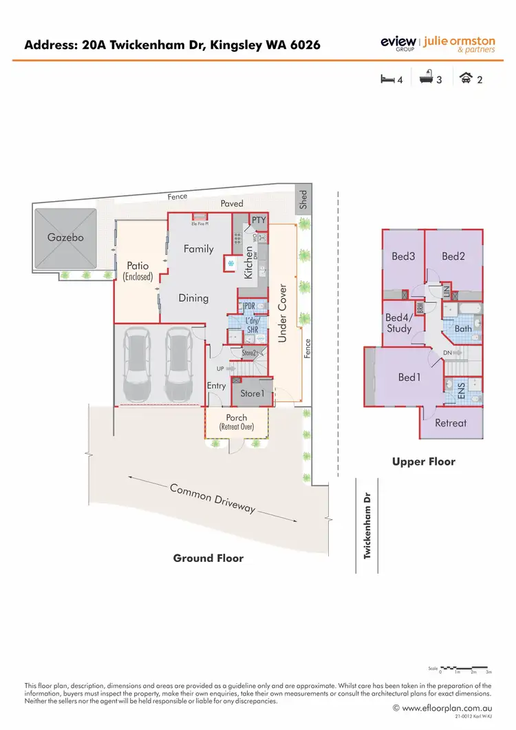 Floorplan of Homely house listing, 20A Twickenham Drive, Kingsley WA 6026