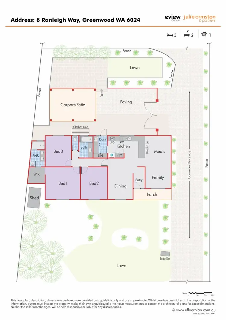 Floorplan of Homely house listing, 8 Ranleigh Way, Greenwood WA 6024