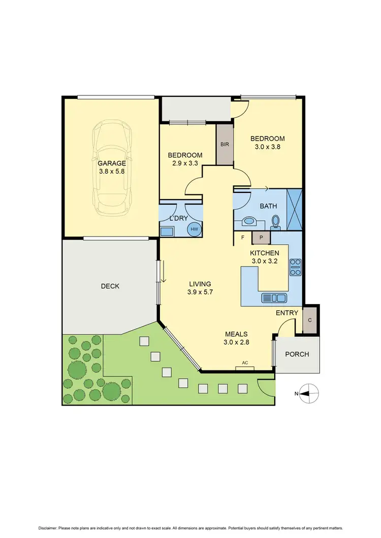 Floorplan of Homely unit listing, 4/2 Windsor Street, Pascoe Vale VIC 3044