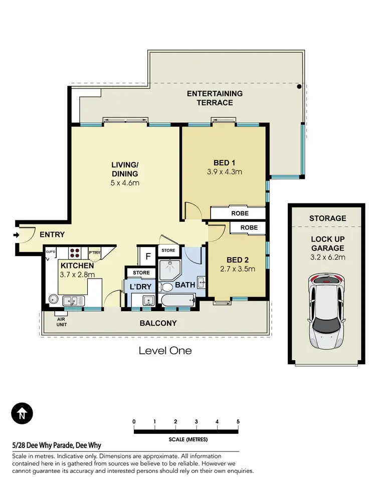 Floorplan of Homely apartment listing, 5/28 Dee Why Parade, Dee Why NSW 2099