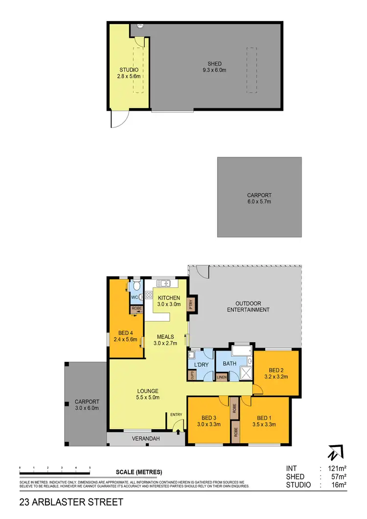 Floorplan of Homely house listing, 23 Arblaster Street, California Gully VIC 3556